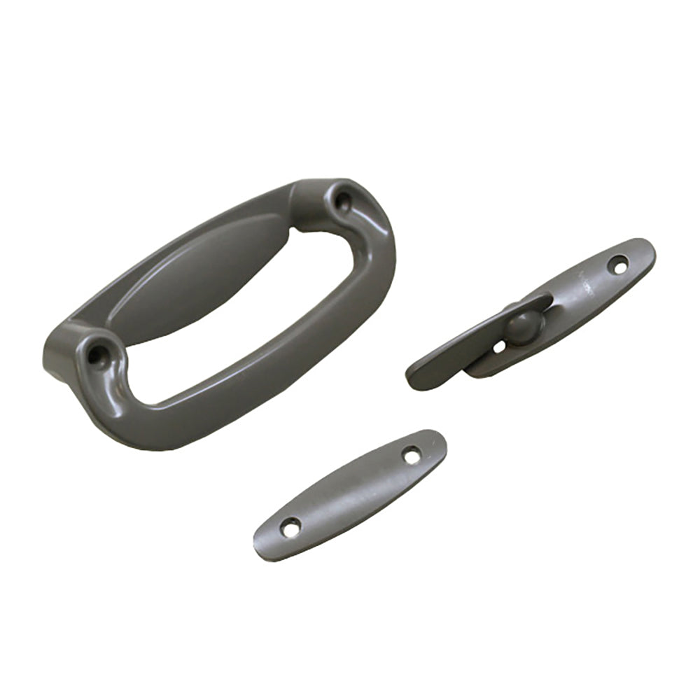 Andersen Tribeca 2-Panel Interior Trim Hardware - Stone - Andersen Tribeca 2-Panel Interior Trim Hardware - Stone