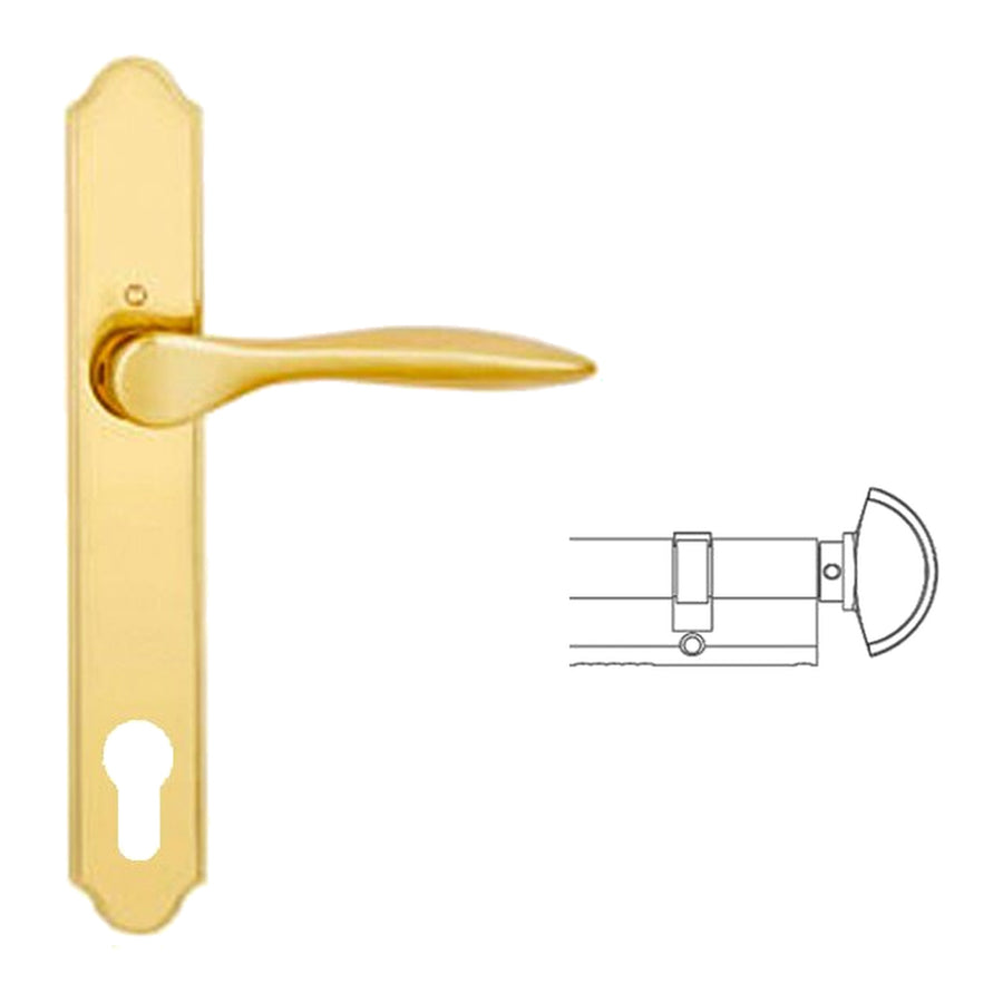 Handleset, New Orleans M1610/374N, Active - Satin Nickel - Handleset, New Orleans M1610/374N, Active - Satin Nickel