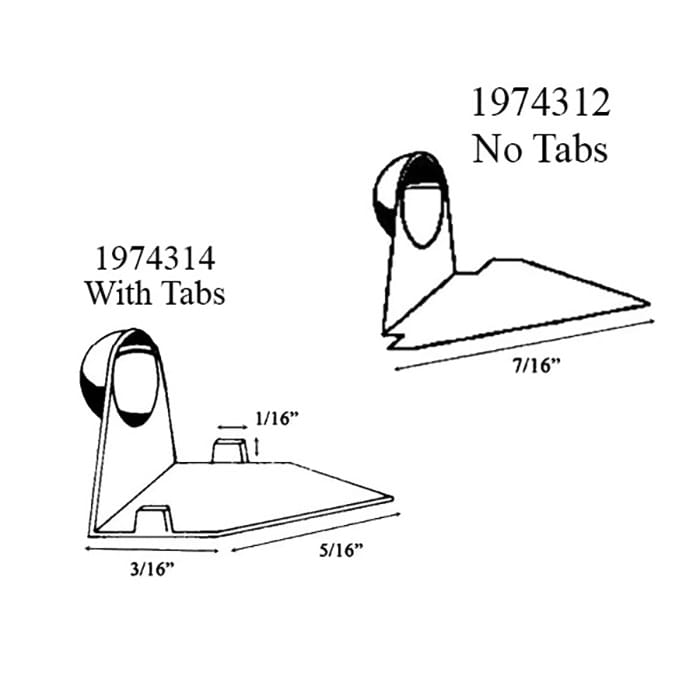 Andersen Grille Fastener Stainless Steel Clip For Interior Grille For Windows From 1985-1989 - Andersen Grille Fastener Stainless Steel Clip For Interior Grille For Windows From 1985-1989