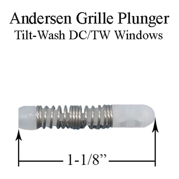 Andersen Tilt-Wash Window Grille Fastener/Plunger, 1-1/8 inch - Andersen Tilt-Wash Window Grille Fastener/Plunger, 1-1/8 inch