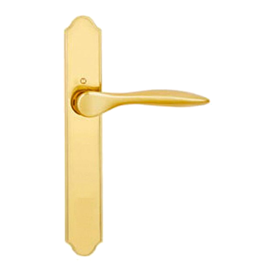 HOPPE Multipoint Dummy Handle Set with New Orleans Lever Satin Nickel - HOPPE Multipoint Dummy Handle Set with New Orleans Lever Satin Nickel