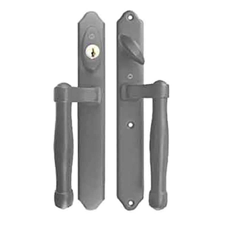 HOPPE HLS 9000 Sliding Door Handle Set Active Keyed Oil Rubbed Brass - HOPPE HLS 9000 Sliding Door Handle Set Active Keyed Oil Rubbed Brass