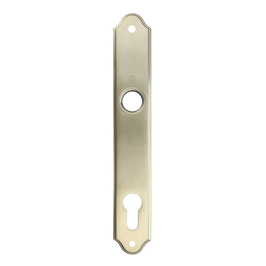 HOPPE Traditional Interior Backplate M374N for Active/Inactive Handlesets - Satin Nickel