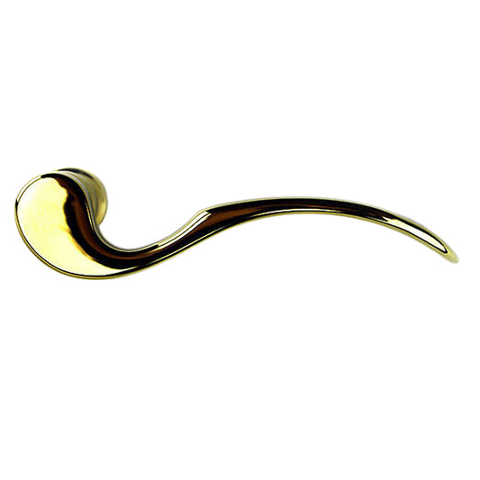 Munchen Lever Handle for Right Handed Multipoint Lock Handlesets - Resista Brass