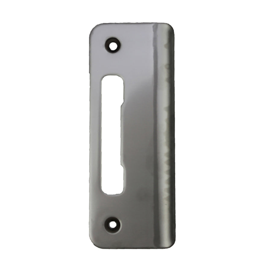 HOPPE Curved Lip Tongue Strike Plate  Stainless Steel - HOPPE Curved Lip Tongue Strike Plate  Stainless Steel