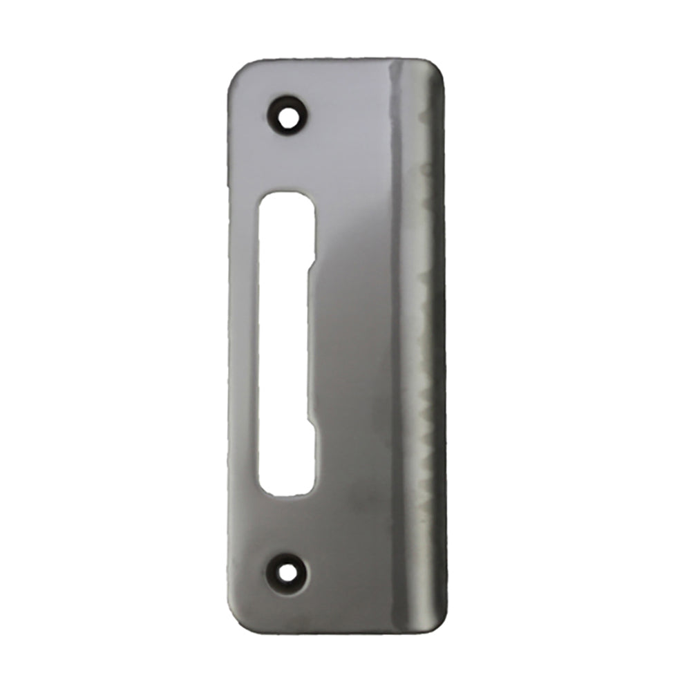 HOPPE Curved Lip Tongue Strike Plate  Stainless Steel - HOPPE Curved Lip Tongue Strike Plate  Stainless Steel