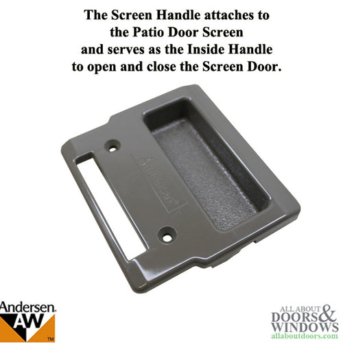 Andersen Door Handle For Patio Screen Doors Inside Handle For Sliding Doors Stone - Andersen Door Handle For Patio Screen Doors Inside Handle For Sliding Doors Stone