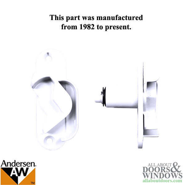 Andersen Window - Perma-Shield Gliding Door - Latch Mechanism (1982-Present)  White - Andersen Window - Perma-Shield Gliding Door - Latch Mechanism (1982-Present)  White