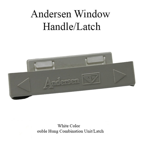Andersen Tilt-Wash (DC) and (TW) Windows - Handle - Double Hung Combination Unit/Latch - White - Andersen Tilt-Wash (DC) and (TW) Windows - Handle - Double Hung Combination Unit/Latch - White