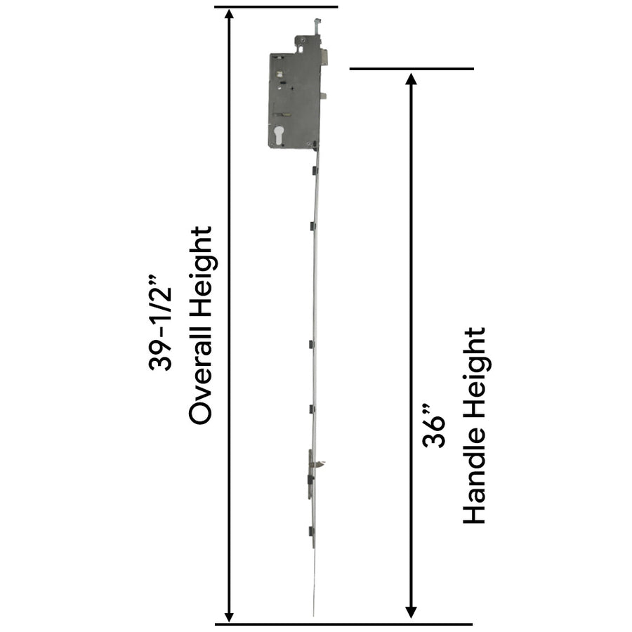 Hoppe 16mm Manual 70/92 Gear, Tongue at 26.42
