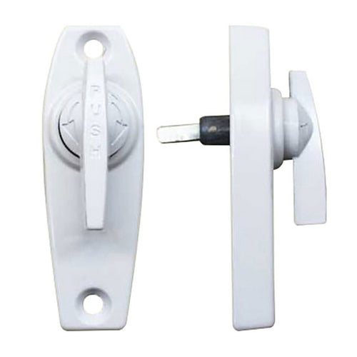 Andersen Perma-Shield Gliding 3-Panel Door Inside Thumb Latch - White - Andersen Perma-Shield Gliding 3-Panel Door Inside Thumb Latch - White