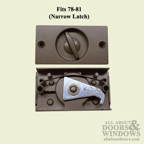 Andersen Perma-Shield 3 Panel Gliding Door Screen Latch - Stone - Andersen Perma-Shield 3 Panel Gliding Door Screen Latch - Stone