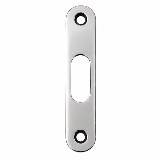 HOPPE Roundbolt Strike with Offset Roundbolt Hole Stainless Steel
