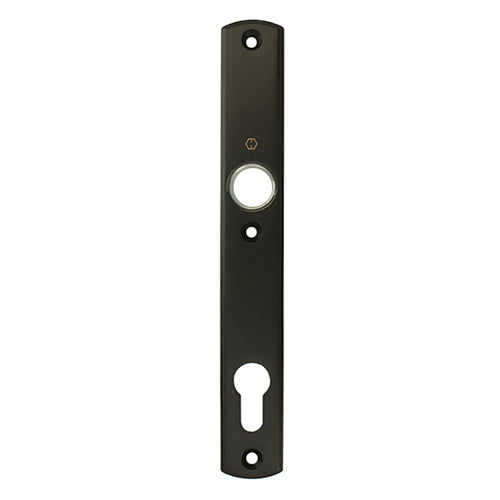 HOPPE Contemporary Interior Backplate M216N for Active/Inactive Handlesets - Rustic Umber - HOPPE Contemporary Interior Backplate M216N for Active/Inactive Handlesets - Rustic Umber
