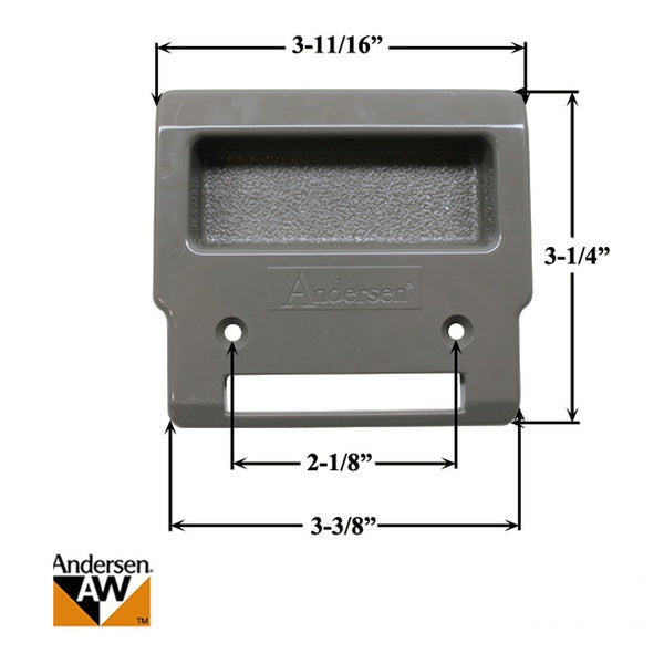 Andersen Door Handle For Patio Screen Doors Inside Handle For Sliding Doors Stone - Andersen Door Handle For Patio Screen Doors Inside Handle For Sliding Doors Stone