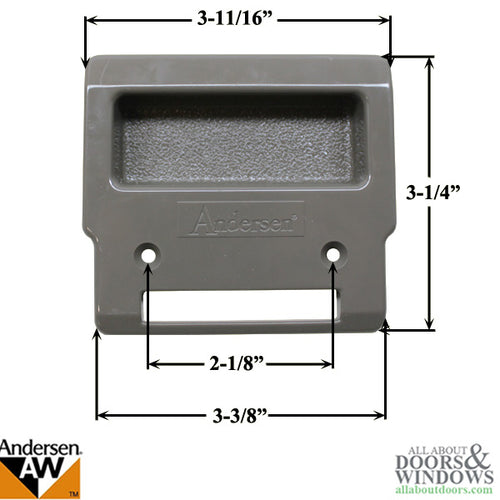 Andersen Door Handle For Patio Screen Doors Inside Handle For Sliding Doors Stone - Andersen Door Handle For Patio Screen Doors Inside Handle For Sliding Doors Stone