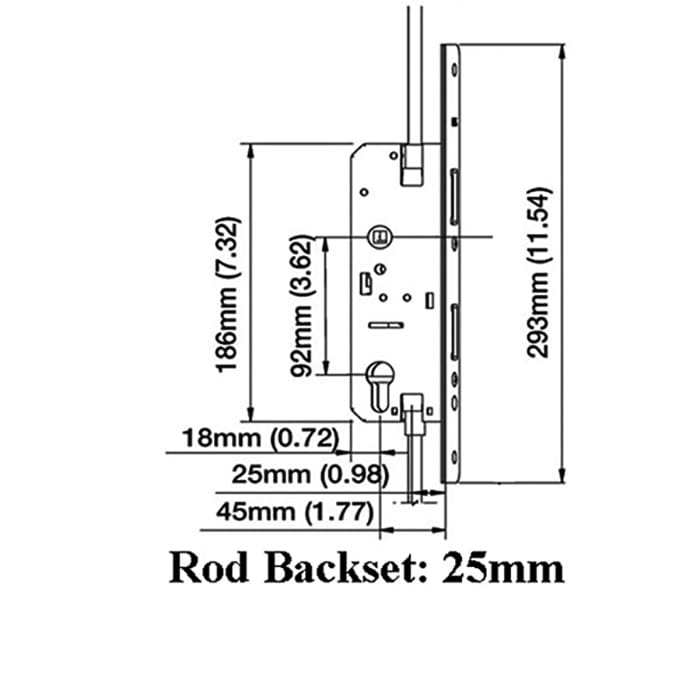 Inactive Rod Version, Gear, 45mm BS,  Right Hand - Inactive Rod Version, Gear, 45mm BS,  Right Hand