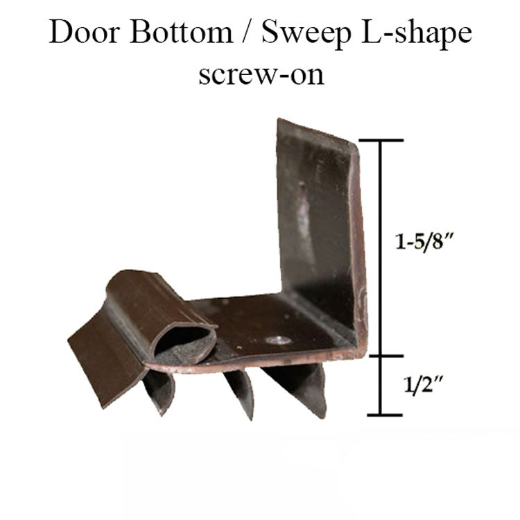 Door Bottom / Sweep, L-shape / Screw-on 36 Inch - Door Bottom / Sweep, L-shape / Screw-on 36 Inch