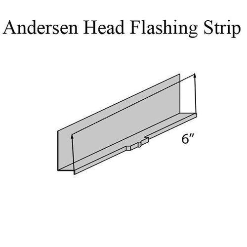Head Flashing Strip, 6 In Exterior - Sandtone - Mullion Joining Components for Windows - Head Flashing Strip, 6 In Exterior - Sandtone - Mullion Joining Components for Windows