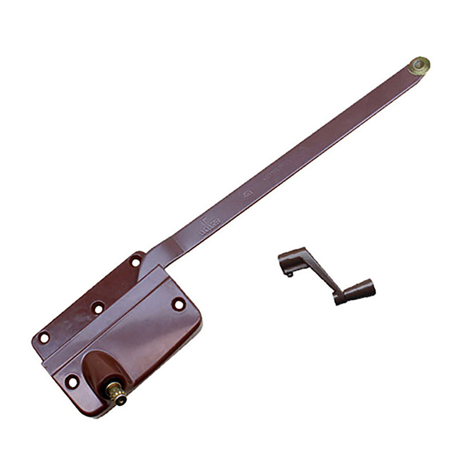 Discontinued Andersen Right Hand Operator and Handle, 9-1/2 Inch Arm, Round Shoe - Bronze - Discontinued Andersen Right Hand Operator and Handle, 9-1/2 Inch Arm, Round Shoe - Bronze