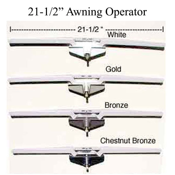 Truth Awning Operator, 21-1/2 inch Single Hook Roto Gear Operator Choose Color - Truth Awning Operator, 21-1/2 inch Single Hook Roto Gear Operator Choose Color