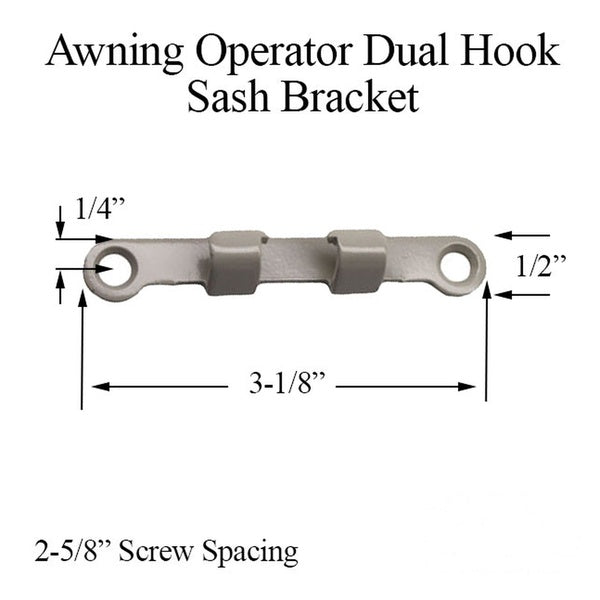 Truth Sash Hook Bracket for Dual Arm Awning Operator - Truth Sash Hook Bracket for Dual Arm Awning Operator