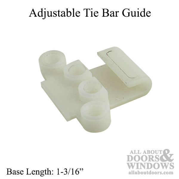 Guide, Adjustable Tie Bar,  Casement - White - Guide, Adjustable Tie Bar,  Casement - White