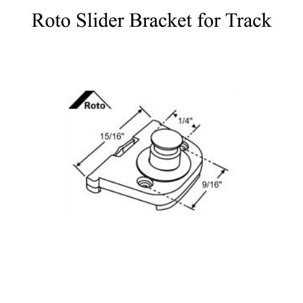 Roto Slider Bracket for Track - Roto Slider Bracket for Track