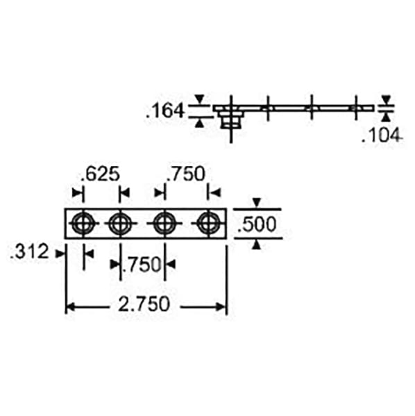 Truth Straight Sash Mounting Bracket, Non Handed - E-Gard, Corrosion Resistant - Truth Straight Sash Mounting Bracket, Non Handed - E-Gard, Corrosion Resistant