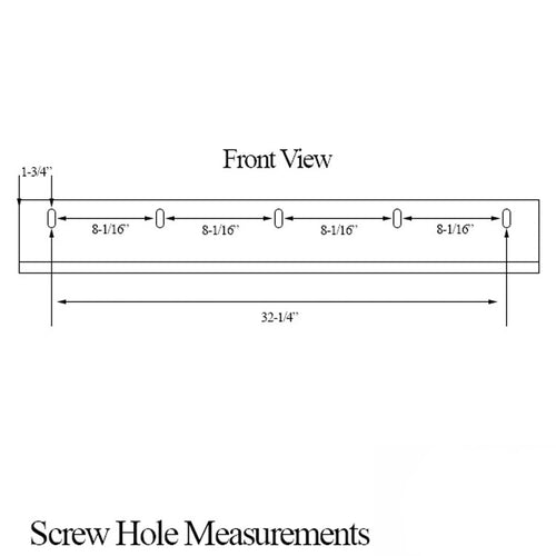 Door Bottom / Sweep, L-shape / Screw-on 36 Inch - Door Bottom / Sweep, L-shape / Screw-on 36 Inch