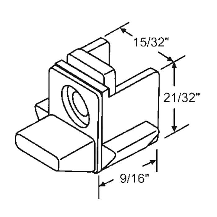 Silver Line Bracket Shoe, Bottom, Channel Balance - Silver Line Bracket Shoe, Bottom, Channel Balance