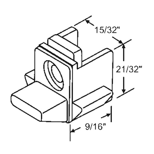 Silver Line Bracket Shoe, Bottom, Channel Balance - Silver Line Bracket Shoe, Bottom, Channel Balance