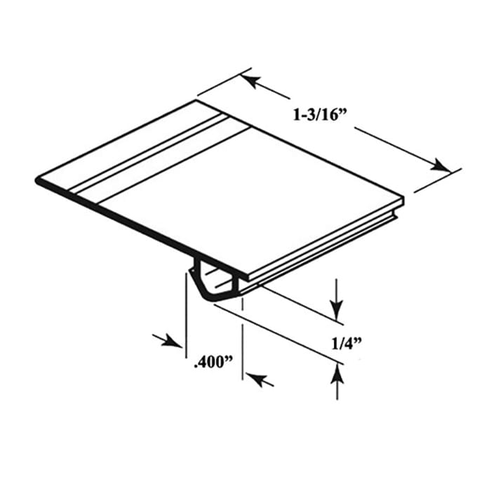Vinyl Bug Seal for Sliding Screen Door - 7 Foot Roll, Black - Vinyl Bug Seal for Sliding Screen Door - 7 Foot Roll, Black
