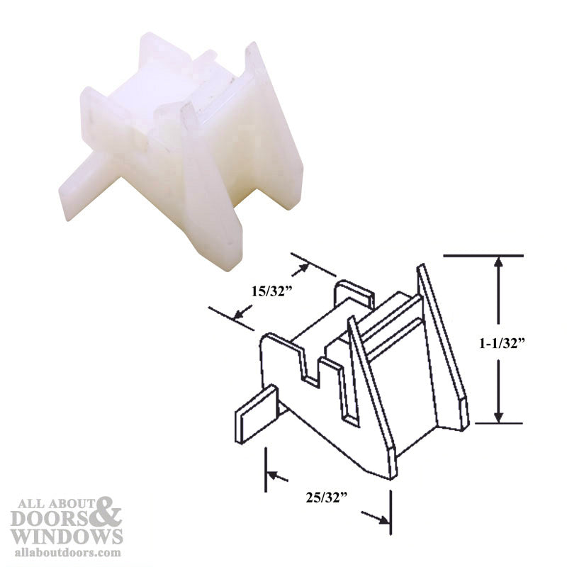 Crossley Channel Balance Bottom Shoe Bracket - Crossley Channel Balance Bottom Shoe Bracket