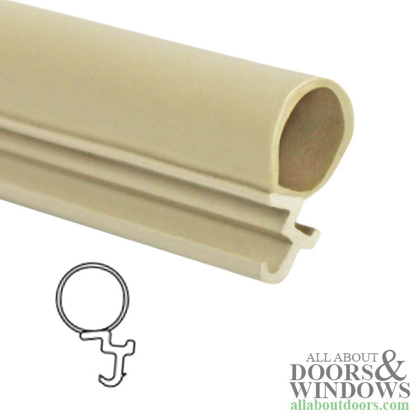 Weatherstrip Extrusion # 2010 Casement Head & Side Jamb  - Beige - Weatherstrip Extrusion # 2010 Casement Head & Side Jamb  - Beige