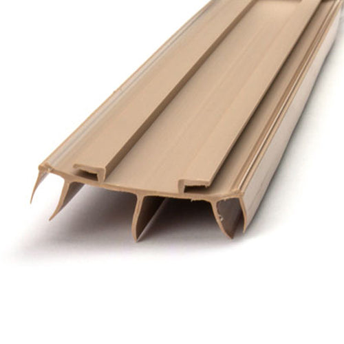 Door Weather Seal Slide On Tan Door Bottom Sweep For Hinged Doors 35 3/4 Inch - Door Weather Seal Slide On Tan Door Bottom Sweep For Hinged Doors 35 3/4 Inch