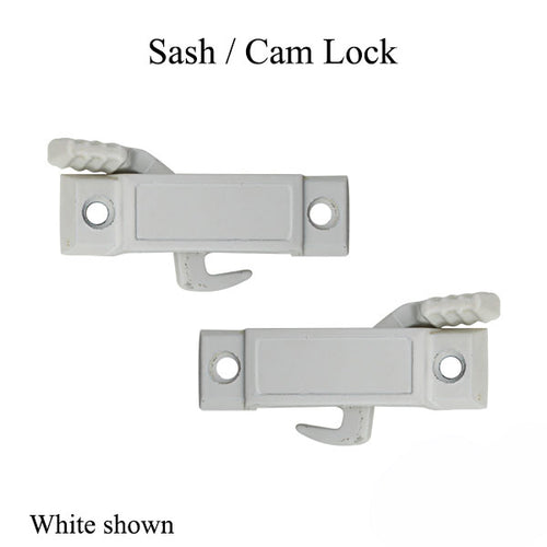 Left Hand Sash / Cam Lock, Vinyl and Aluminum Sash Hardware - Choose Color - Left Hand Sash / Cam Lock, Vinyl and Aluminum Sash Hardware - Choose Color