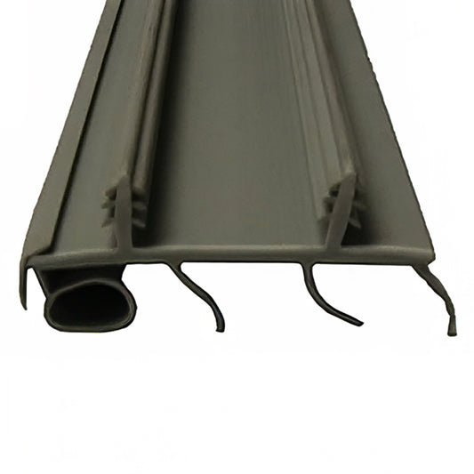 Caradco Door Sweep 2 Kerf with Bulb and 3 Fins 34-9/16" Gray