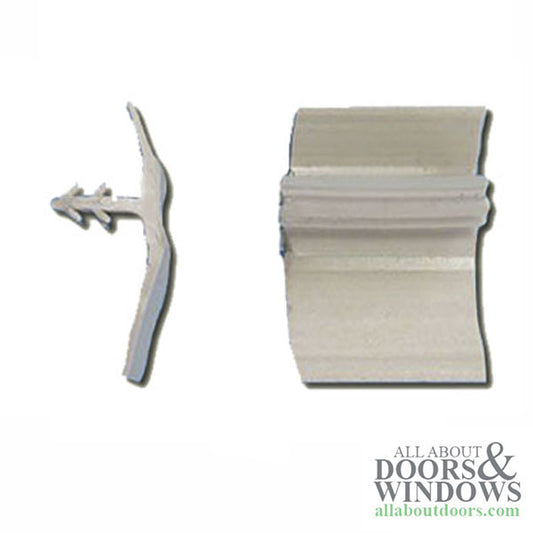K/K door interior weatherstrip / door sweep, snap-in, 36 inch - Choose Color