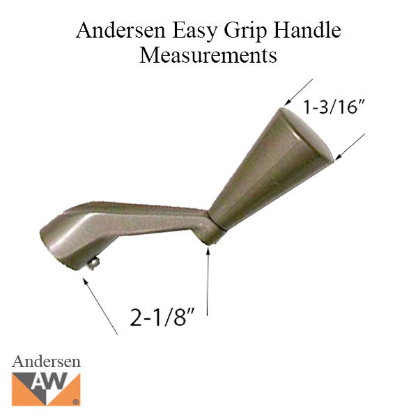 Andersen Window Crank Handle, Perma-Shield Casement, Easy Grip Classic  - Stone - Andersen Window Crank Handle, Perma-Shield Casement, Easy Grip Classic  - Stone