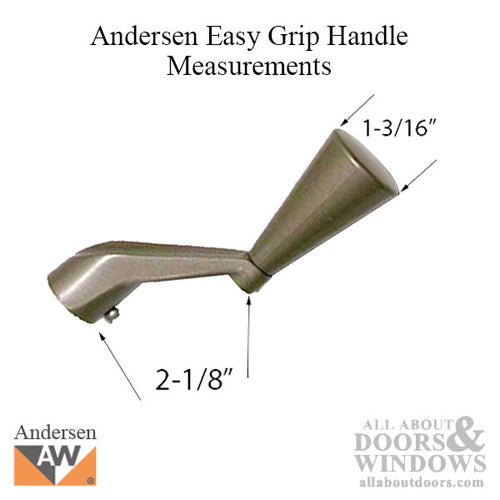 Andersen Window Crank Handle, Perma-Shield Casement, Easy Grip Classic  - Stone - Andersen Window Crank Handle, Perma-Shield Casement, Easy Grip Classic  - Stone