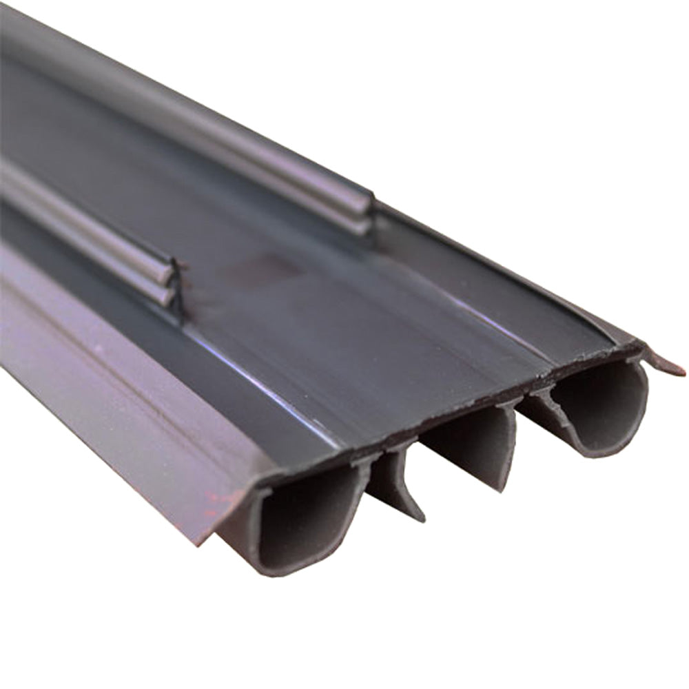 Kerf Applied Dual Bulb & Fin Door Bottom Sweep - Choose Length - Kerf Applied Dual Bulb & Fin Door Bottom Sweep - Choose Length