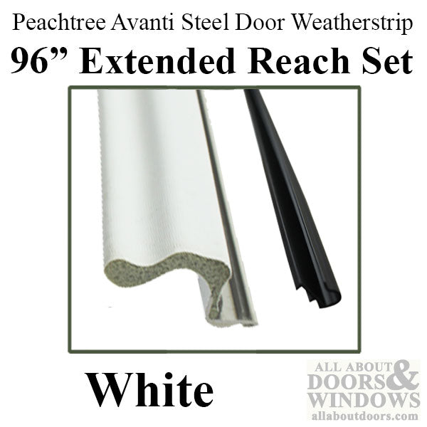 Peachtree Avanti Q-Lon Weatherstrip Complete Single Steel Door Kit - 96