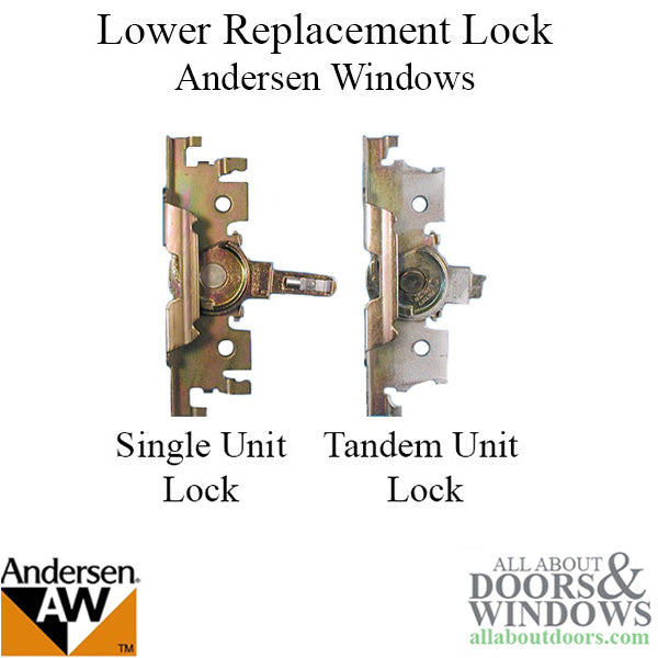 Andersen Window Lock Right Hand Lower Lock For Andersen Casement Windows - Andersen Window Lock Right Hand Lower Lock For Andersen Casement Windows