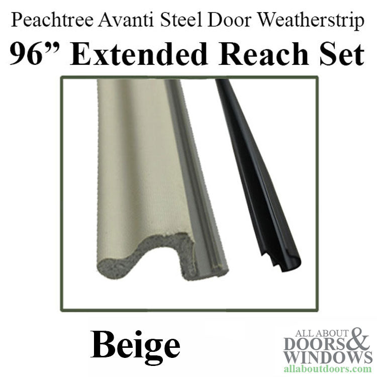 Peachtree Avanti Q-Lon Weatherstrip Complete Single Steel Door Kit - 96