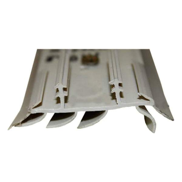 Door Sweep; Snap-In; 2 Barbs at 7/8 inches 4 Fins, 2 Drip Fins 36 in - Brown - Door Sweep; Snap-In; 2 Barbs at 7/8 inches 4 Fins, 2 Drip Fins 36 in - Brown