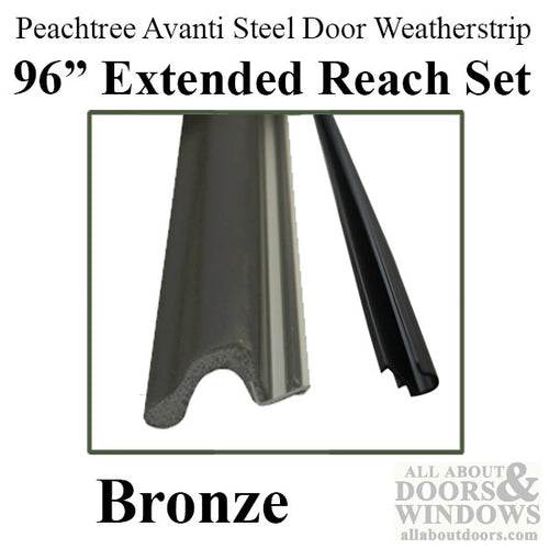 Peachtree Avanti Q-Lon Weatherstrip Complete Single Steel Door Kit - 96
