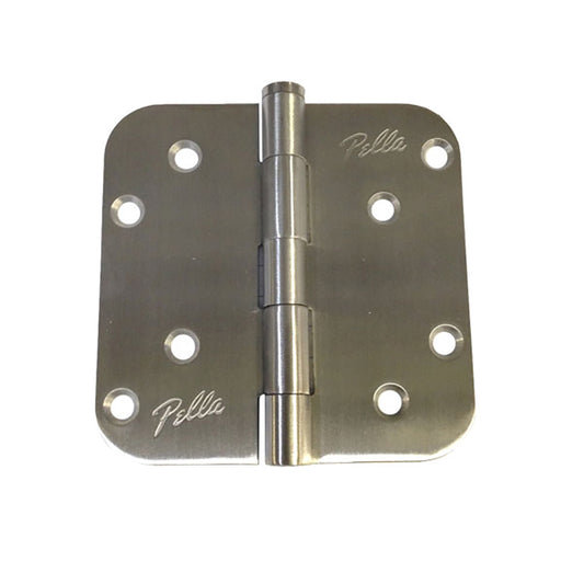 4 x 4 inch, 5/8 Radius Corners, Pella Hinges, Steel,