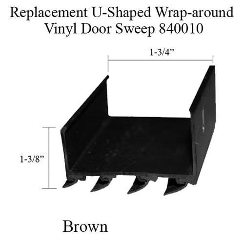 Stanley, Fiberglass Door Bottom / Sweep, slide-on - Stanley, Fiberglass Door Bottom / Sweep, slide-on