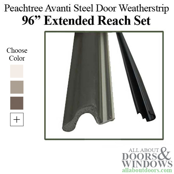 Peachtree Avanti Q-Lon Weatherstrip Complete Single Steel Door Kit - 96